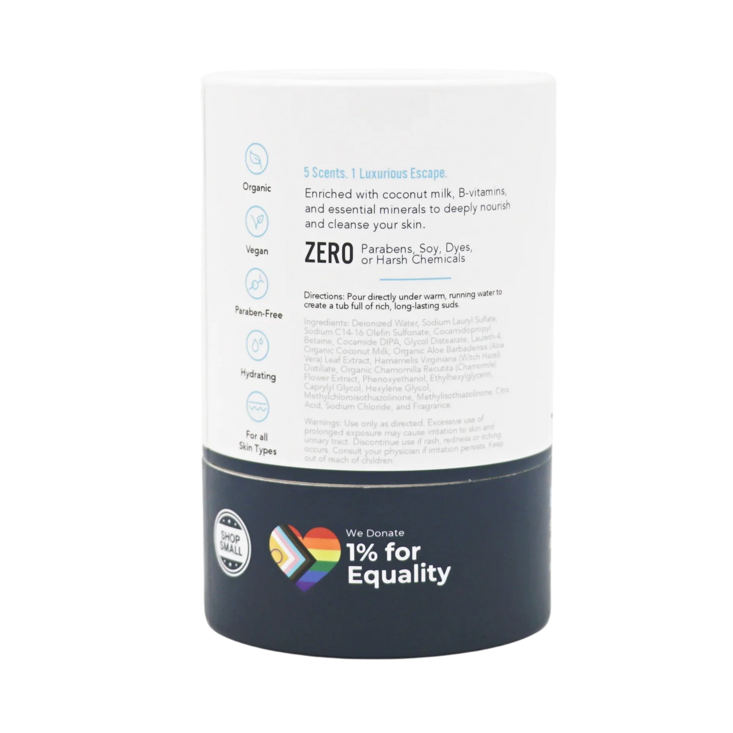 Liquid Bath Bombs and Loofah Sponge Gift Set