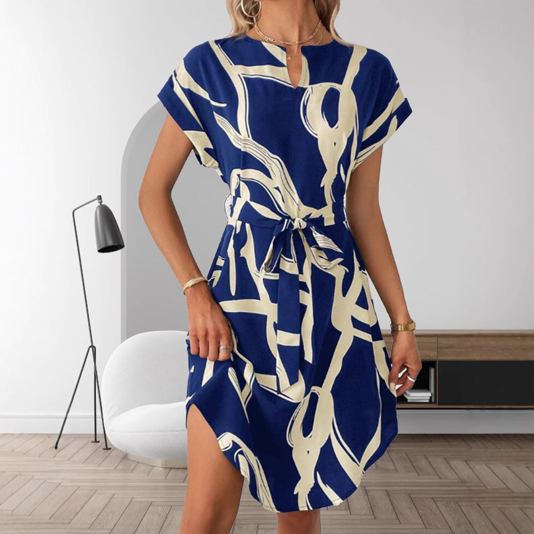 V-neck Elegant  Dress