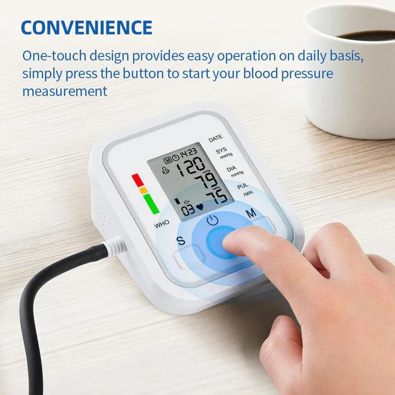 Upper Arm Electronic Blood Pressure Monitor Home