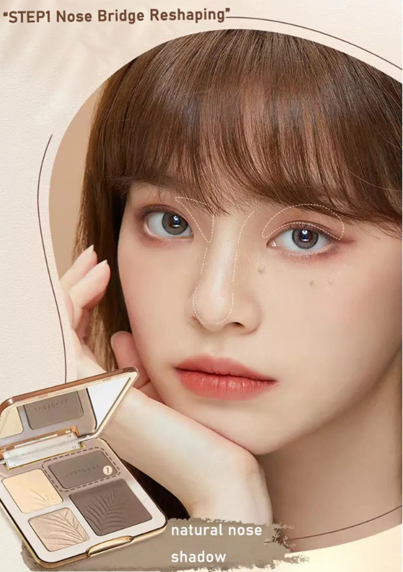 Judydoll Facial Highlighter Makeup Palette Face Lasting