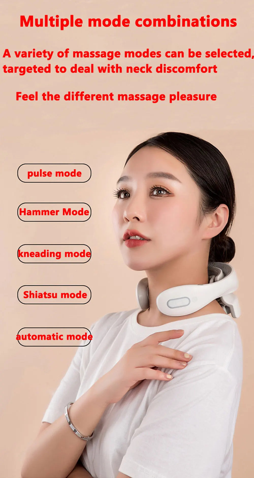 Smart Neck Massage Instrument Portable Shoulder Neck