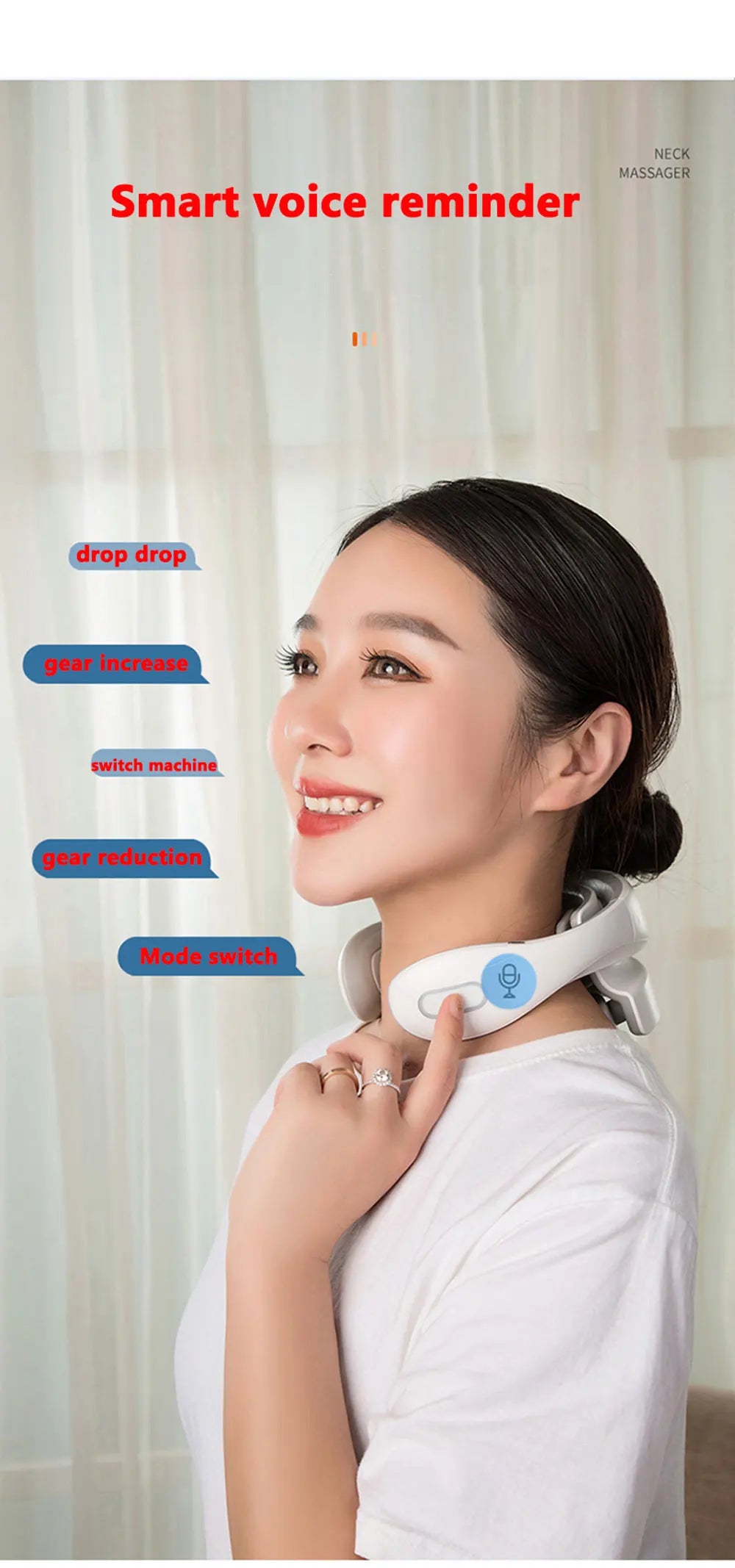 Smart Neck Massage Instrument Portable Shoulder Neck
