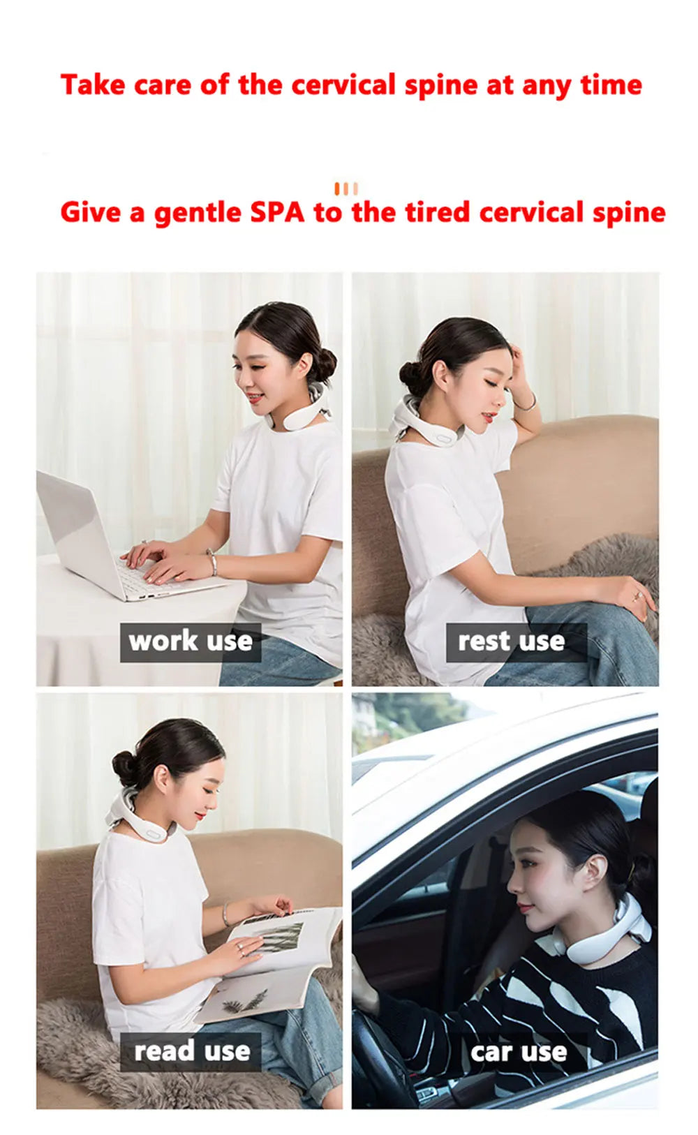 Smart Neck Massage Instrument Portable Shoulder Neck