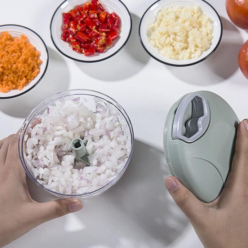 500/900ML Hand Chopper Manual Rope Food Processor | Ships from US