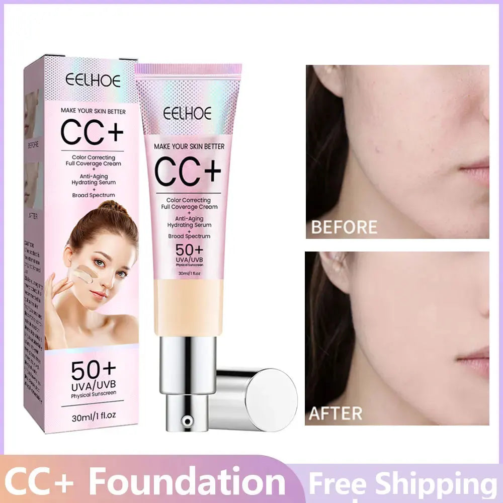 1/2/3pcs CC Cream Foundation Waterproof Brighten | Ships from US