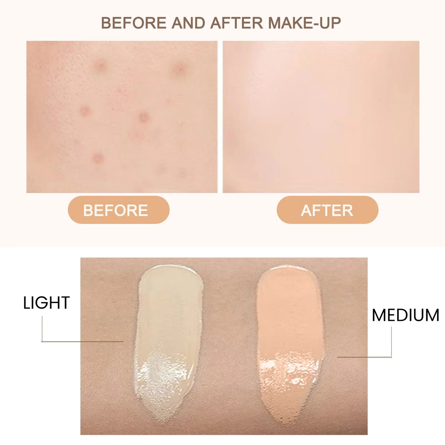 1/2/3pcs CC Cream Foundation Waterproof Brighten | Ships from US