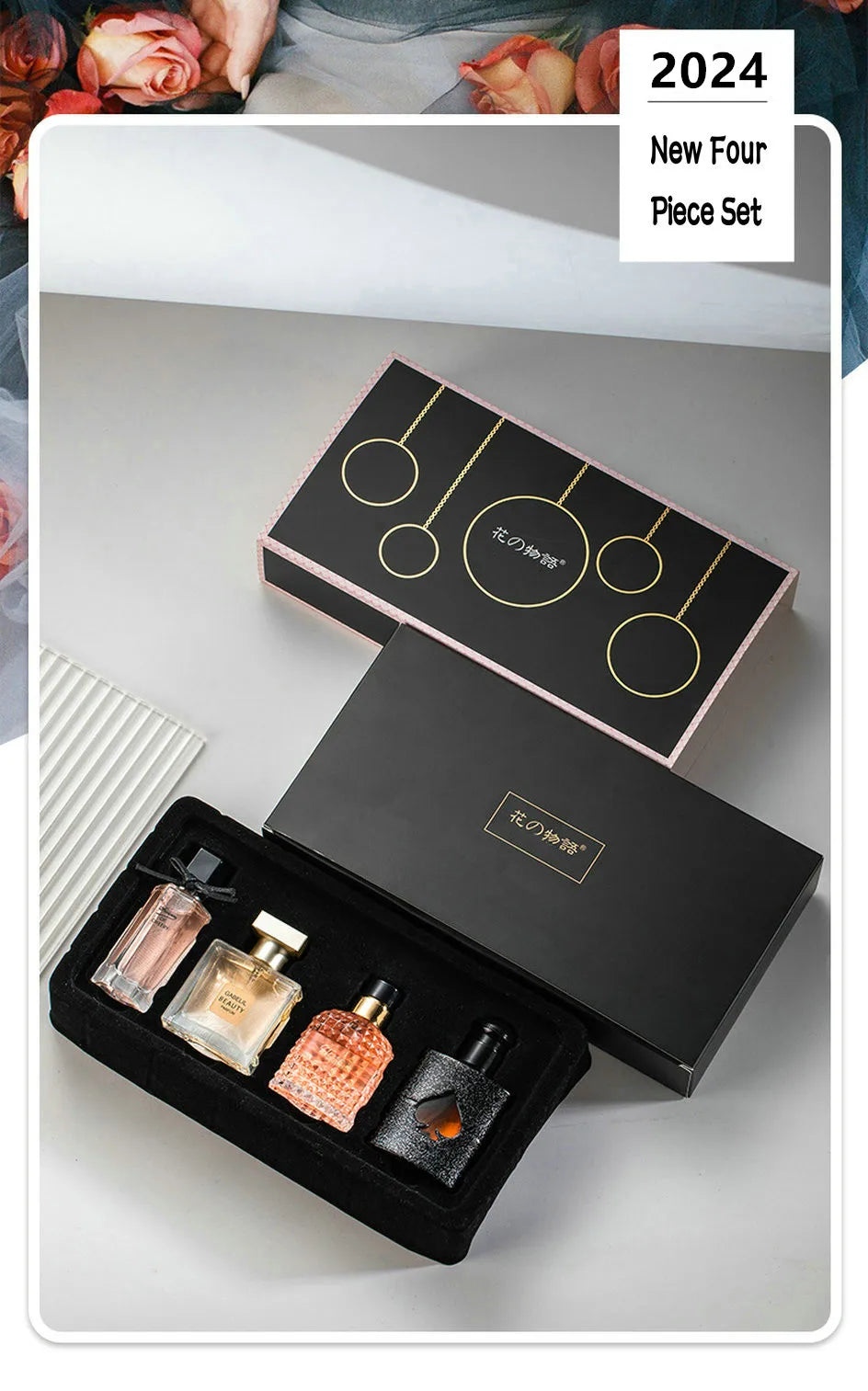 Gift Box Four Piece Set Women Perfume Spray 105ml