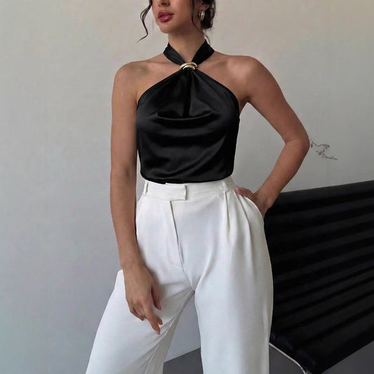 Sleeveless Top Elegant And Chic Style For Women