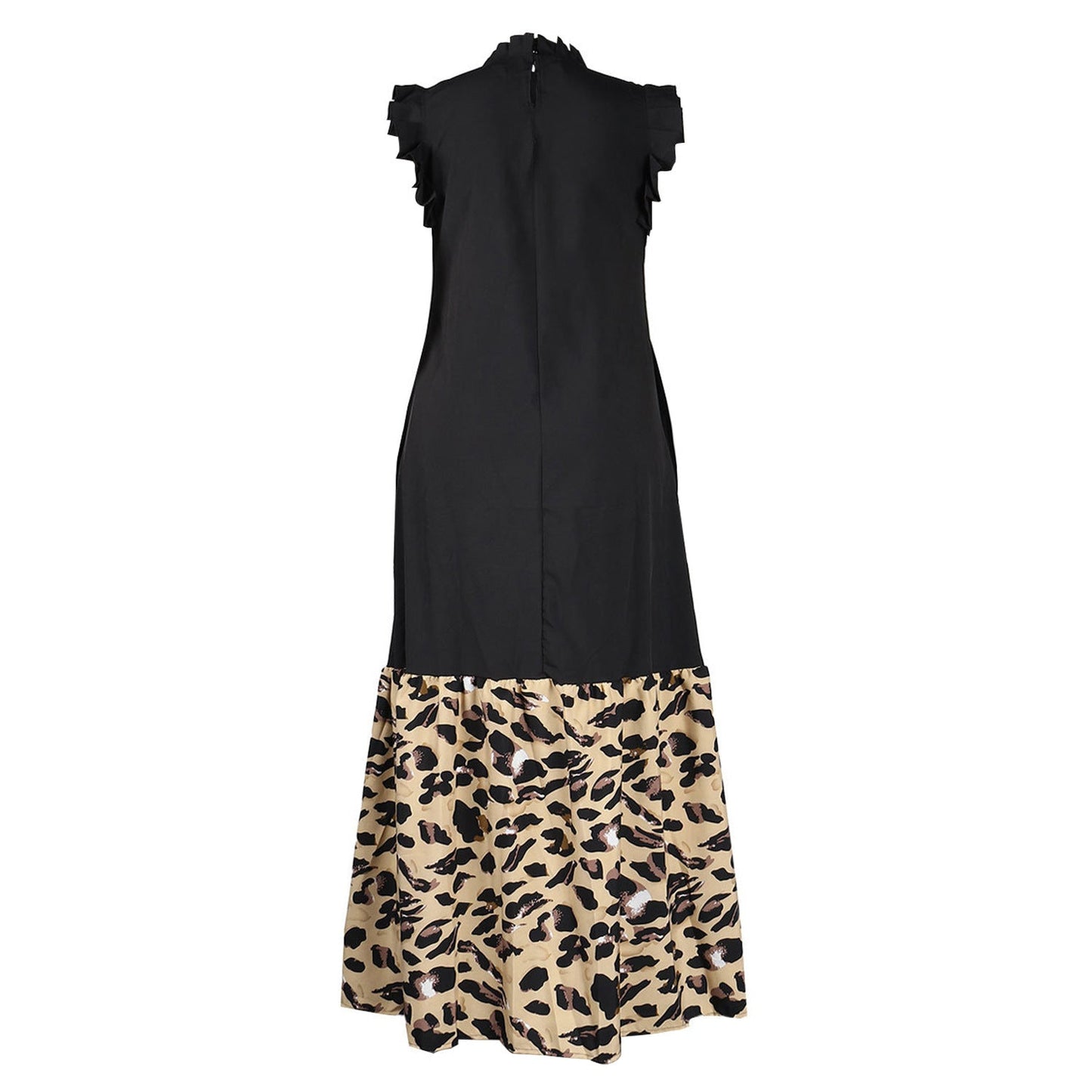 American Large Print Maxi Dress