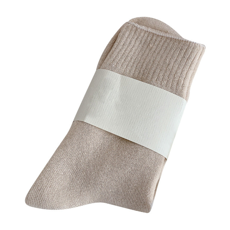 Warm, Stylish Long Socks For A Maillard-inspired Look