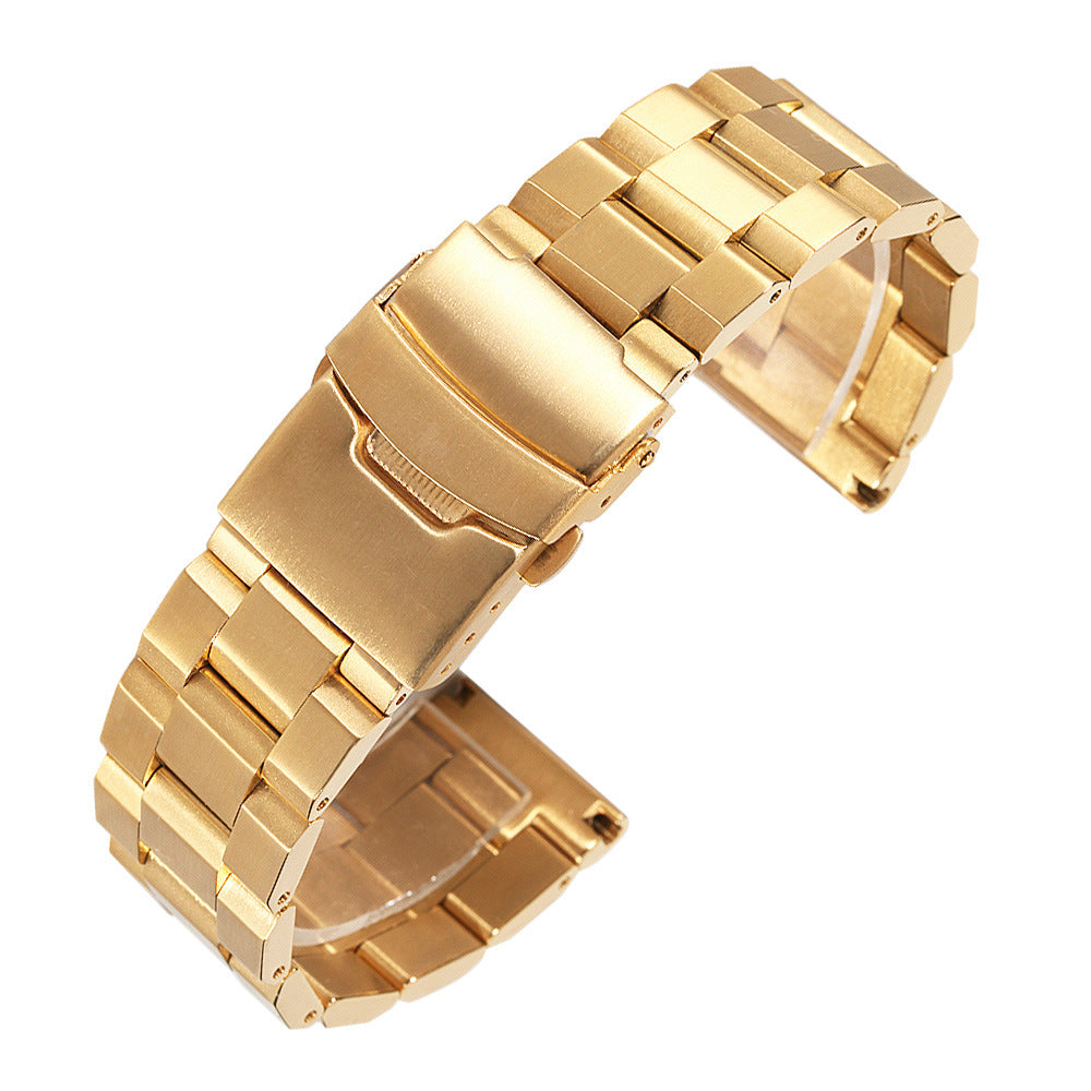 Ladder Type Stainless Steel Men's Steel Strap Watch Strap