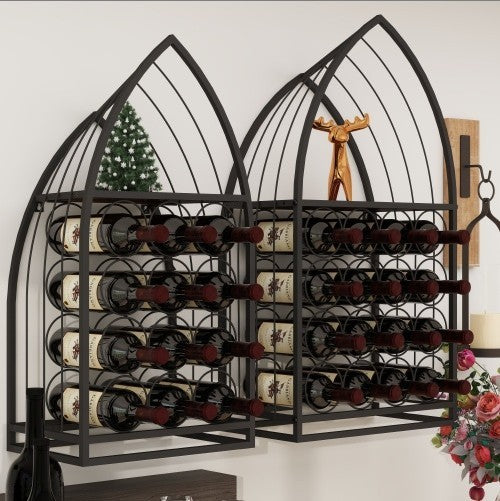 Household Universal Simple Two-piece Sailboat Shaped Wine Cabinet Rack