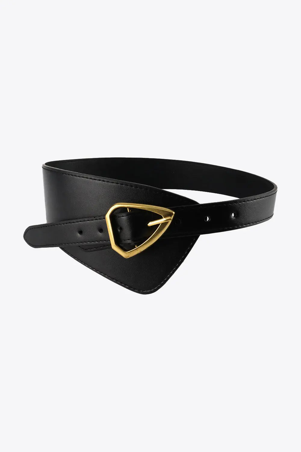 Asymmetrical PU Leather Belt