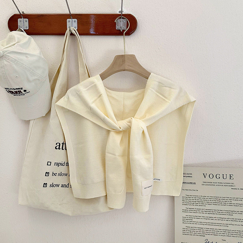 Fashion Shawl All-match Solid Color Scarf