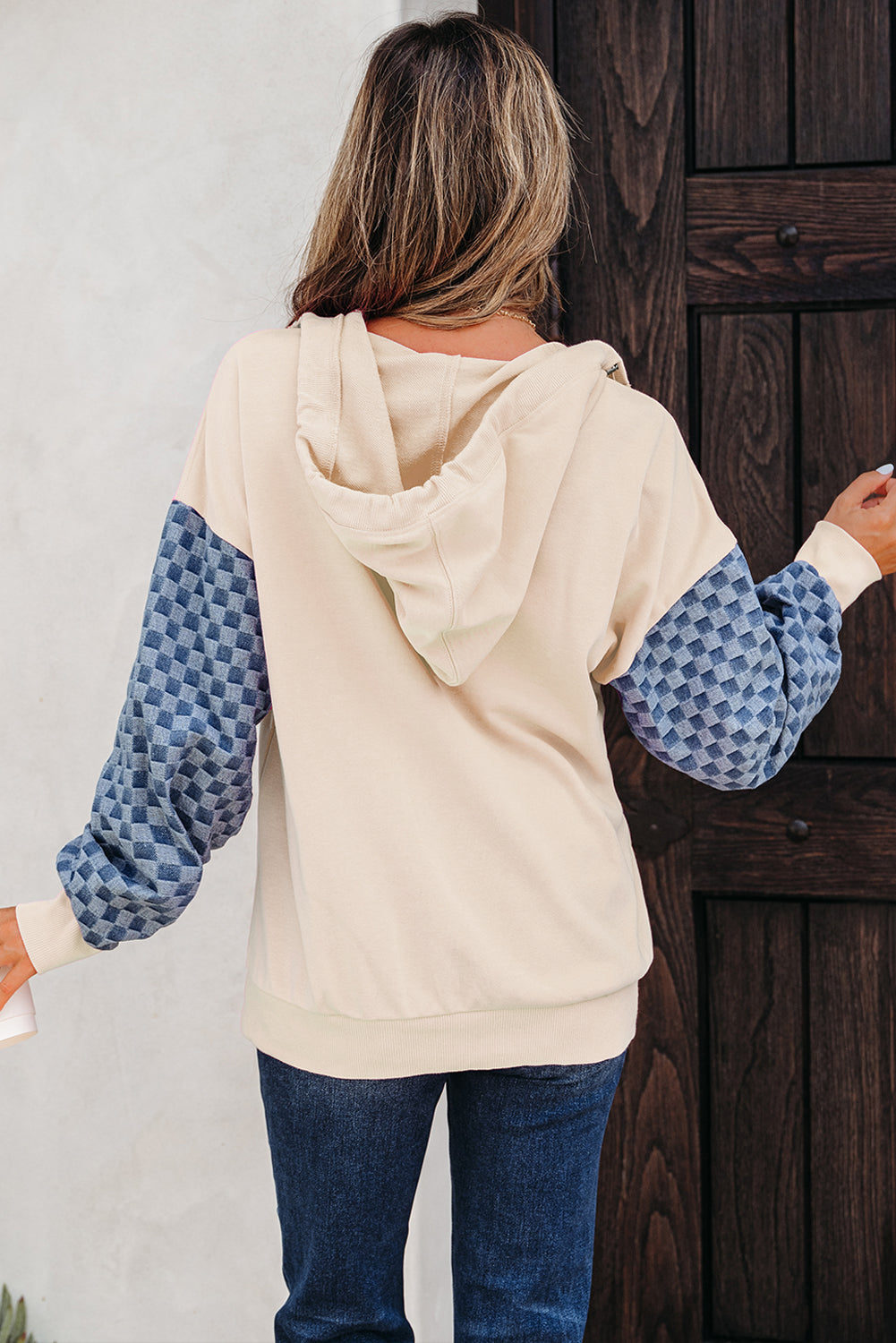 Adalynn Kangaroo Half Zipper Hoodie