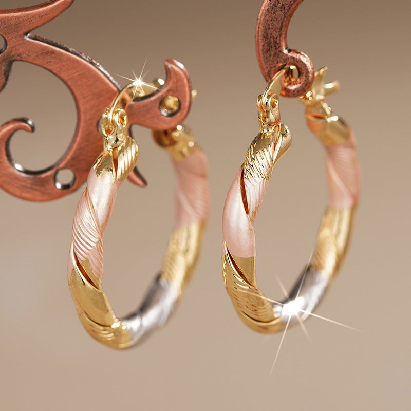 Metal Multi-color Trendy Earrings For Women