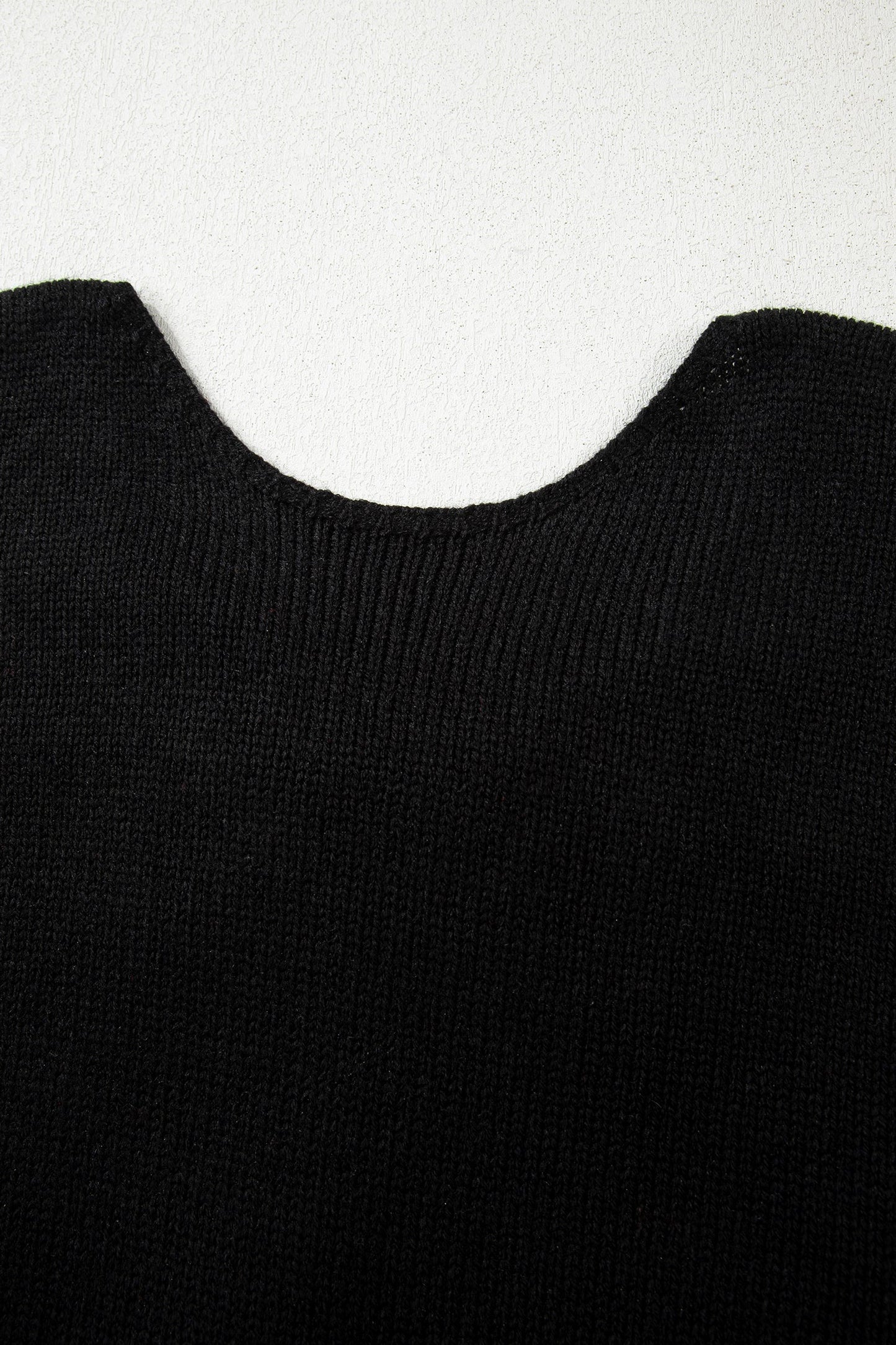 Faye Backless Bubble Sleeve Sweater