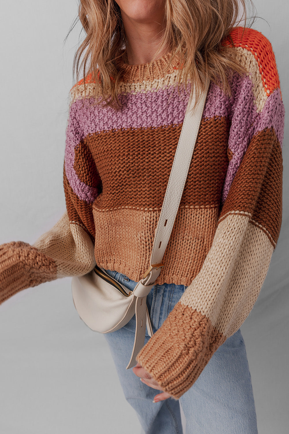 Lydia Cropped Knitted Sweater