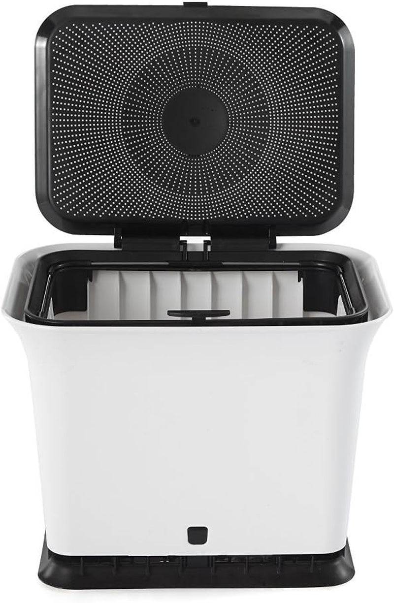 Fresh Air Kitchen Compost Collector – 1.5 Gallon, Odor-Reducing Design with Compostable Bags, Recycled Materials