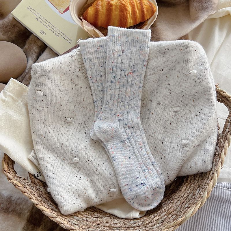Stylish Personalized Womens Mid-calf Wool Socks