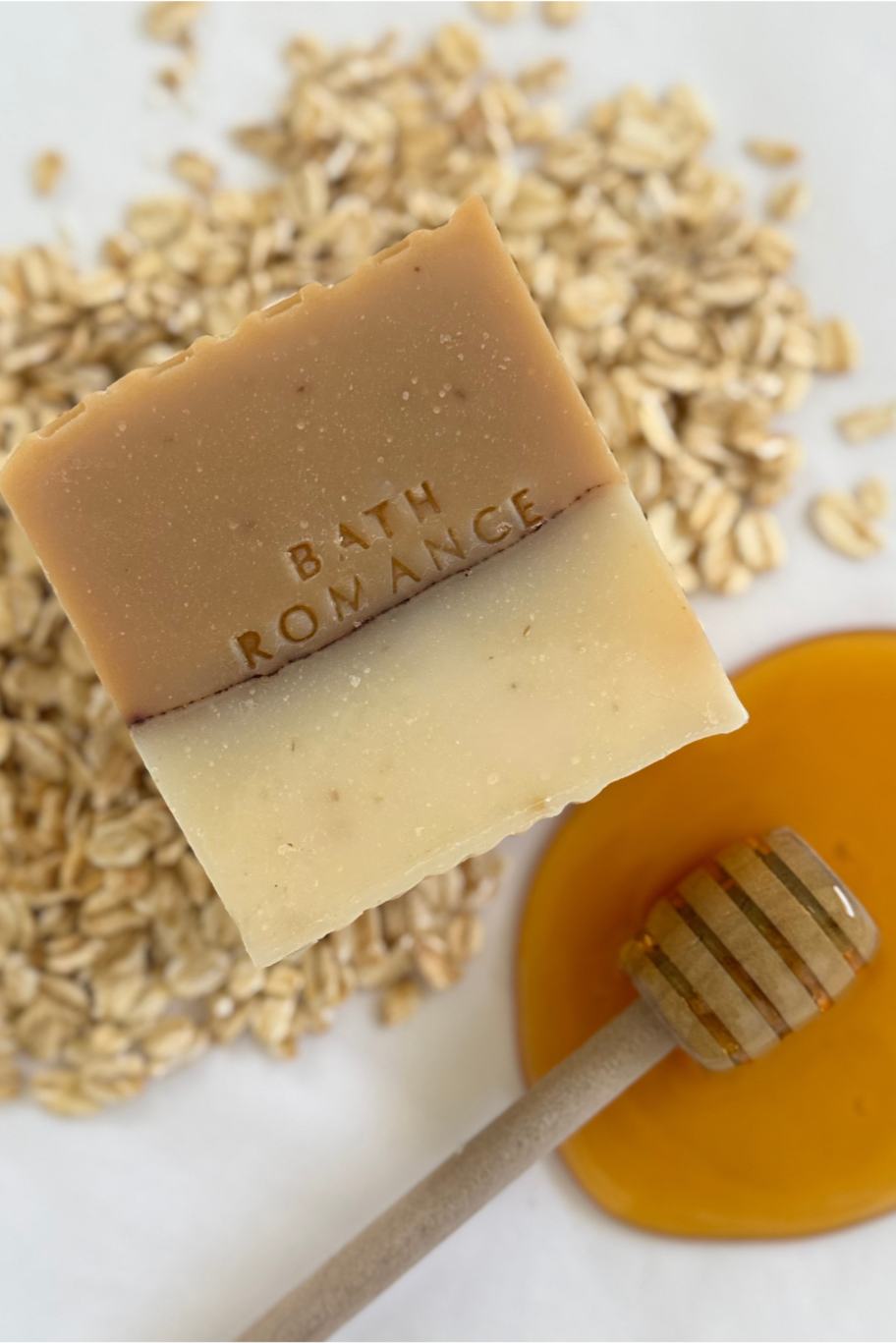 oatmeal honey soap bar